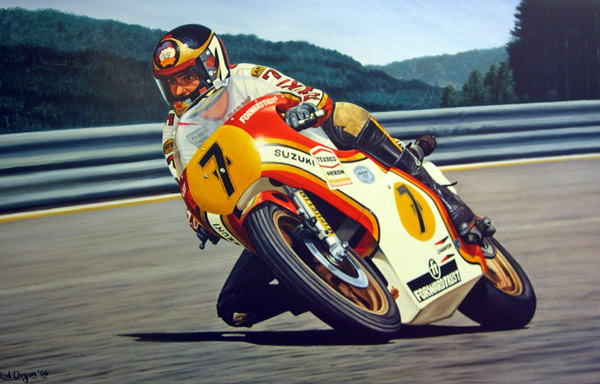 Sheene At Spa 1977 - Rod Organ 