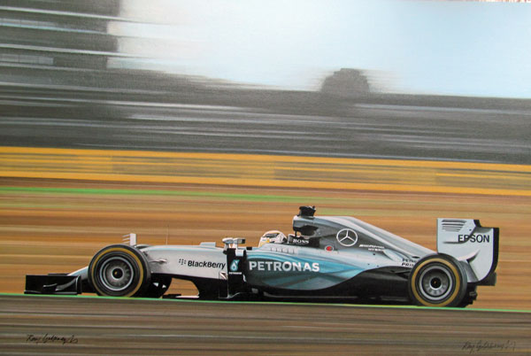 Pride of Britain - Lewis Hamilton - Canvas Edition 