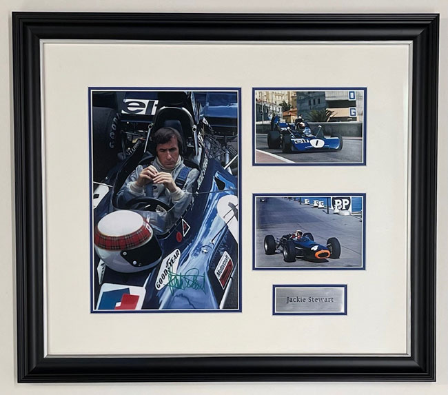 Jackie Stewart - Signed Montage 