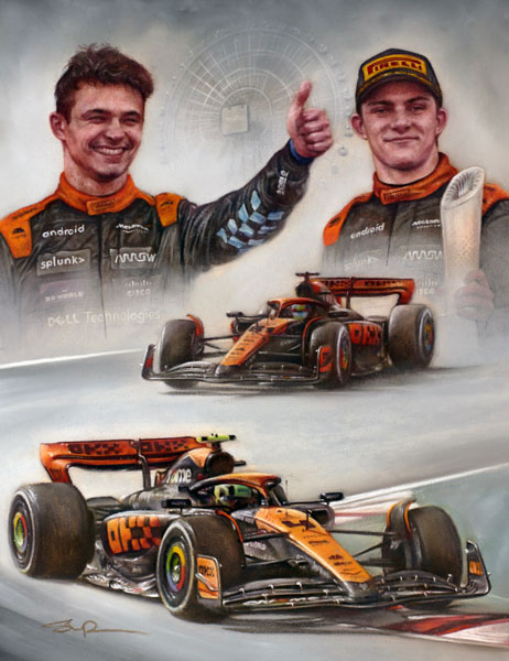 Lando & Oscar - McLaren Podium - Suzuka 2023