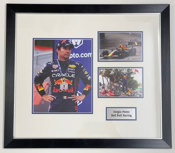 Sergio Perez - Signed Montage 