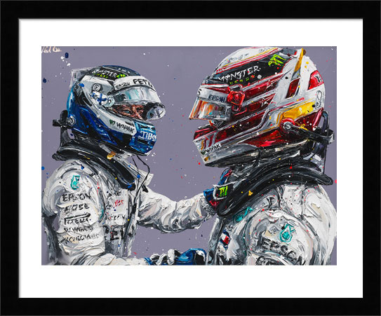 Teammates - Hamilton & Bottas (Print) 