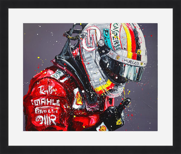 Vettel Silverstone 18 - Sebastian Vettel (Print) 