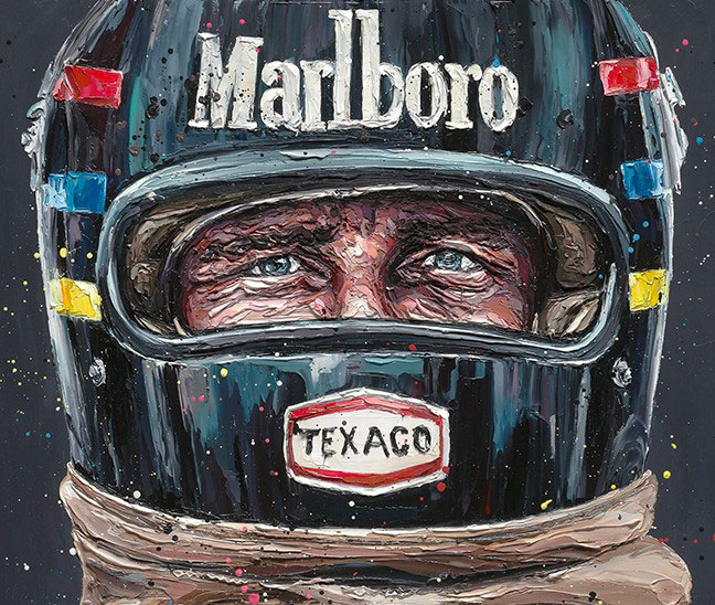 Let's Race - James Hunt (Canvas) 