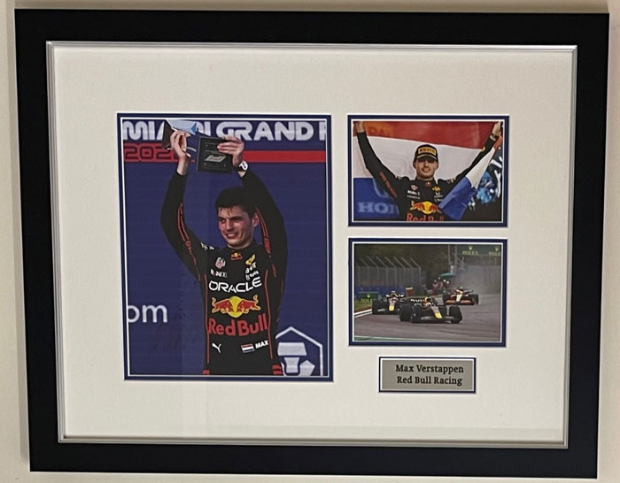 Max Verstappen II - Signed Montage