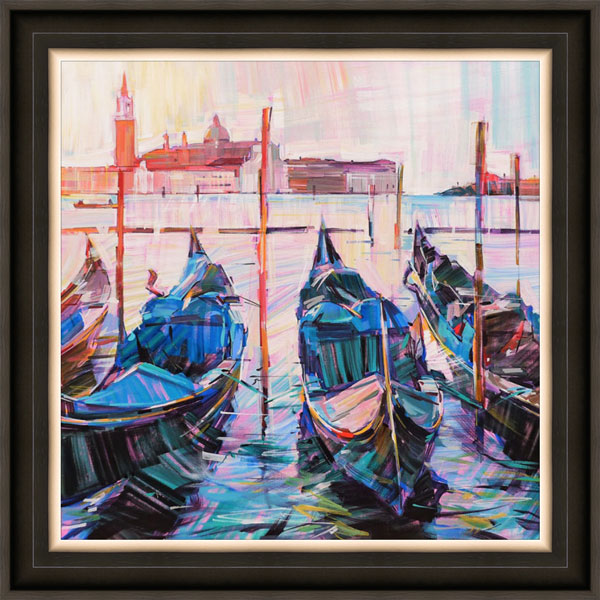 Colin Brown - Sunset Gondolas (Venice) 