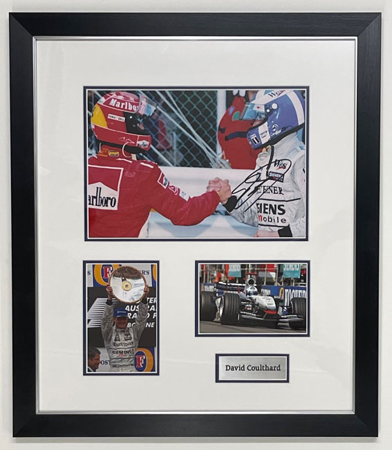 David Coulthard - Signed Montage
