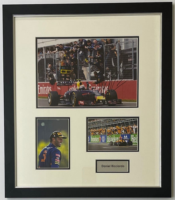 Daniel Ricciardo - Signed Montage 