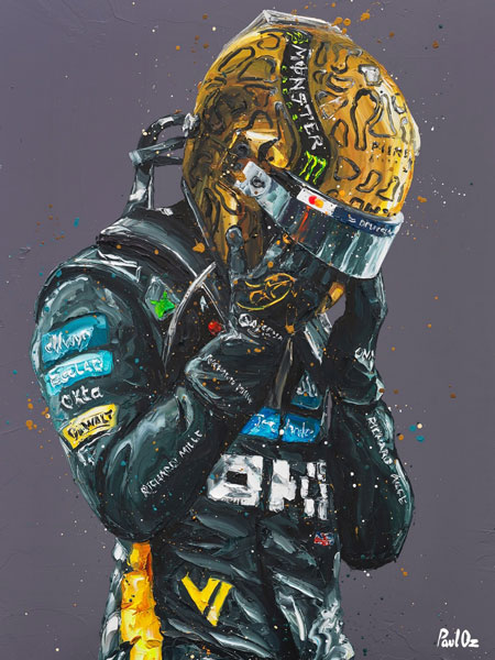 Lando Norris - Golden Tears - World Champion 2025 (Canvas) 