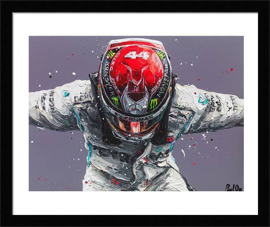 Lewis Hamilton 2019 World Champion (Print) 