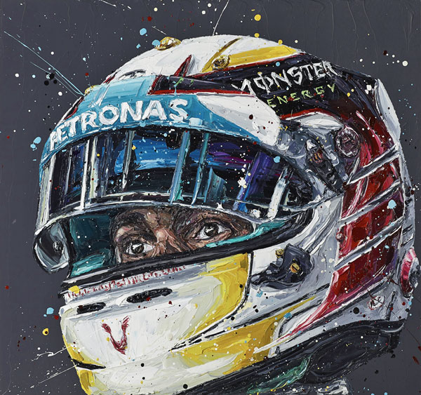 Lewis Hamilton (Canvas) 
