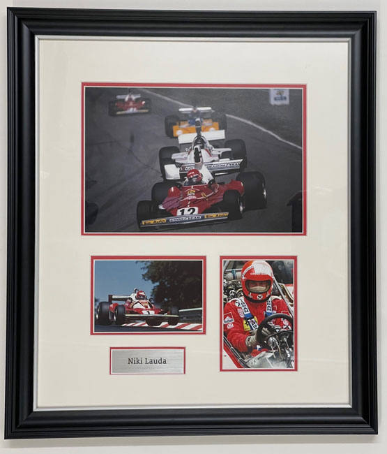Niki Lauda - Signed Montage 