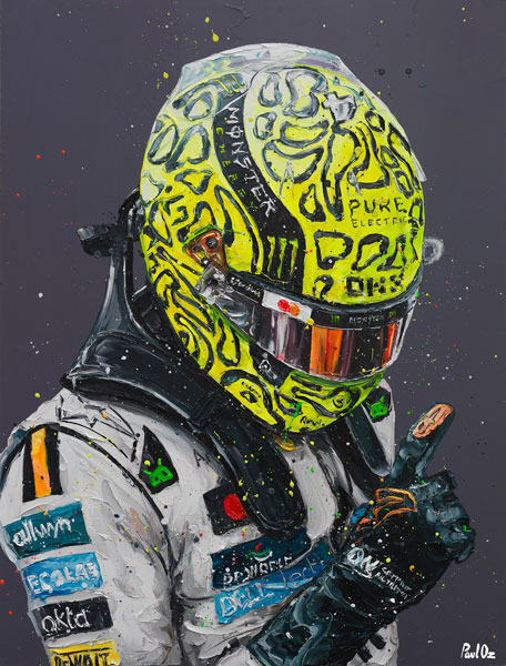 Lando Norris - Monaco 25 (Canvas) 