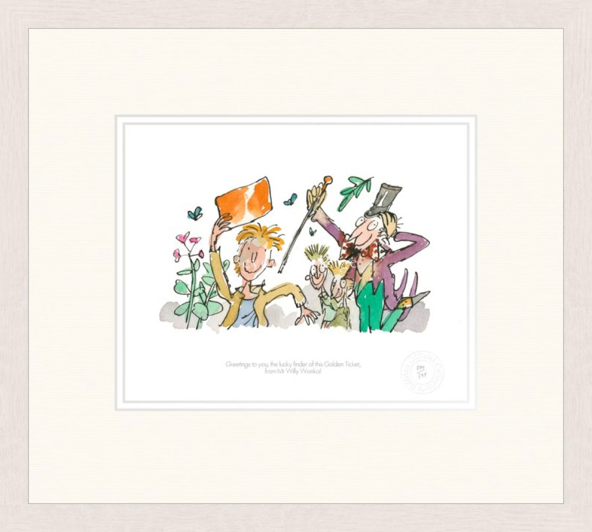 Quentin Blake & Roald Dahl - Charlie & The Chocolate Factory 'Greetings To You'