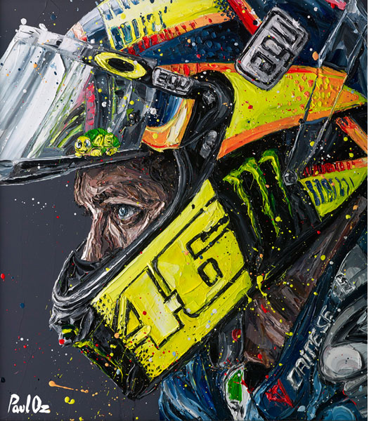 Valentino Rossi - 2017 (Canvas) 