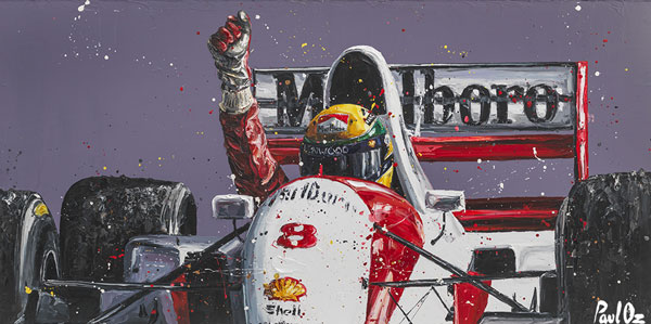 Senna'a Last Win - Australia 93 (Canvas) 
