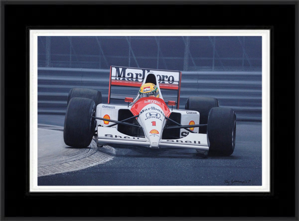 The Racing Line - Ayrton Senna - Canvas Edition 