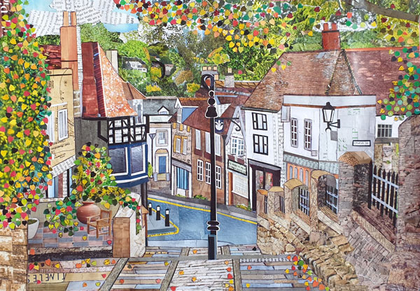 Frome Church Steps - Violet Von Riot