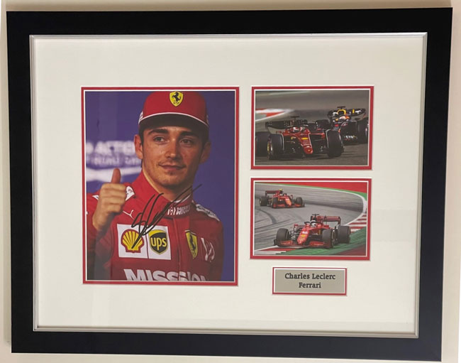 Charles Leclerc - Signed Montage 