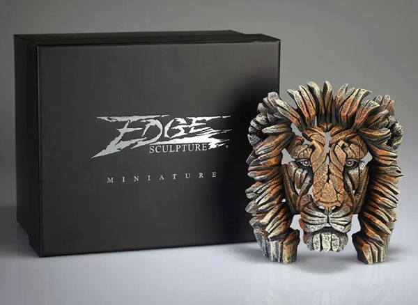 Edge - Lion Bust, Savannah (Miniature)