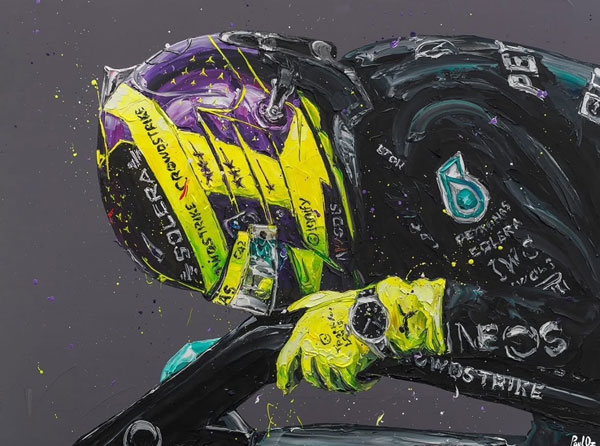 Lewis Hamilton - The Last Kiss (Canvas) 
