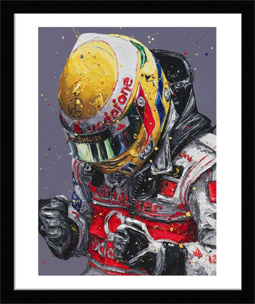Lewis Hamilton - First Career Win (Print) 
