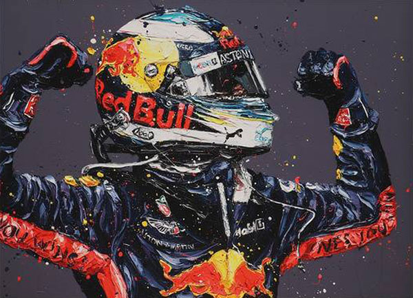 Daniel Ricciardo - Red Bull  (Canvas) 